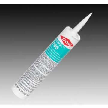 Dow Corning 795 Silicone Building Sealant 10.3 Fluid Ounce Cartridges - 3 Pack (White)
