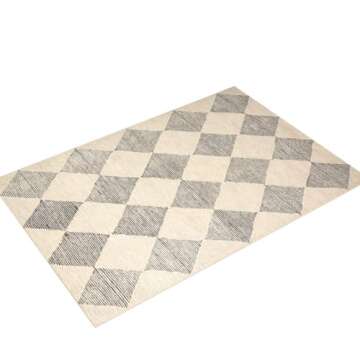 Loloi Chris Loves Julia x Francis Collection FRA-01 Beige/Charcoal 2'-0" x 5'-0" Accent Rug