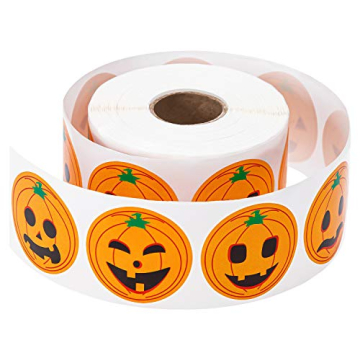 800 PCS Halloween Pumpkin Stickers - Adorable for Party Decor