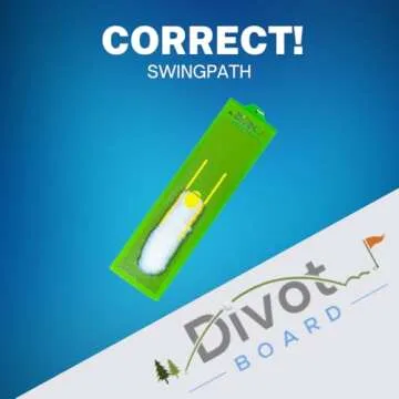 Divot Board - The Original Patented Low Point and Swing Path Trainer - Instant Feedback. Anytime. Anywhere - See Your Swing Path and Learn Every Time You Hit The Ball!