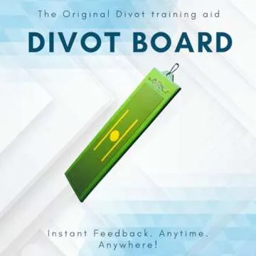 Divot Board - The Original Patented Low Point and Swing Path Trainer - Instant Feedback. Anytime. Anywhere - See Your Swing Path and Learn Every Time You Hit The Ball!