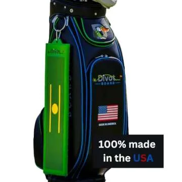 Divot Board - The Original Patented Low Point and Swing Path Trainer - Instant Feedback. Anytime. Anywhere - See Your Swing Path and Learn Every Time You Hit The Ball!