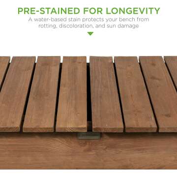 Mobile Garden Potting Bench with Sliding Tabletop