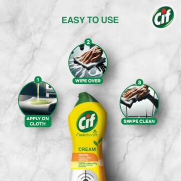 Cif Lemon Cream with Microparticles Spray, 500ml