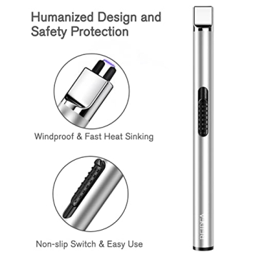 REIDEA Candle Lighter - USB Rechargeable and Windproof