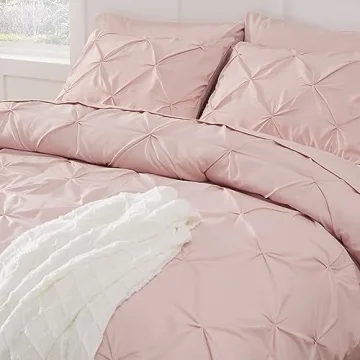 Bedsure Queen Comforter Set - Elegant 7 Pieces for Christmas