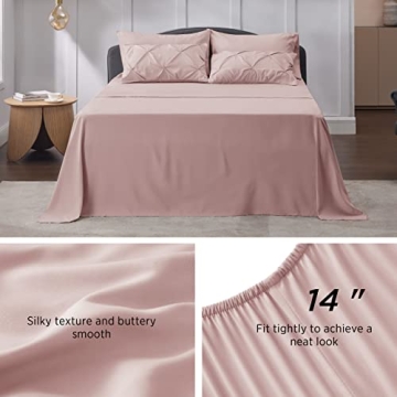 Bedsure Queen Comforter Set - Elegant 7 Pieces for Christmas