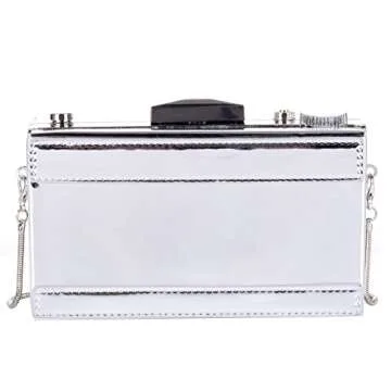 QZUnique Women's PU Film Camera Shaped Snapshot Casual Cross body Shoulder Handbag Purse