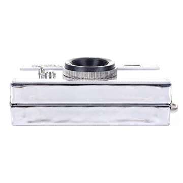 QZUnique Women's PU Film Camera Shaped Snapshot Casual Cross body Shoulder Handbag Purse