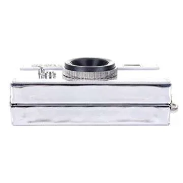 QZUnique Women's PU Film Camera Shaped Snapshot Casual Cross body Shoulder Handbag Purse