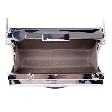 QZUnique Women's PU Film Camera Shaped Snapshot Casual Cross body Shoulder Handbag Purse