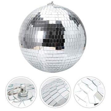 Mirror Disco Ball 8 Inch for Party and Home Decor