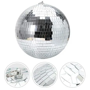 Mirror Disco Ball 8 Inch for Party and Home Decor