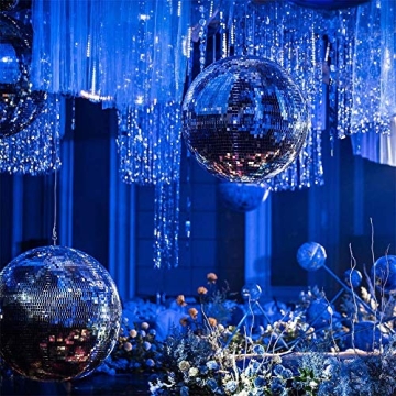 Mirror Disco Ball 8 Inch for Party and Home Decor