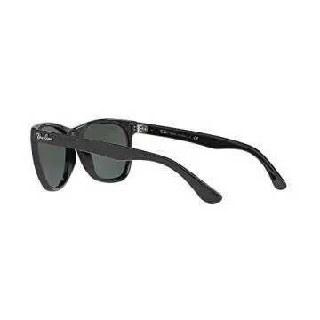 Ray-Ban RB4184 Square Sunglasses, Black/Green, 54 mm