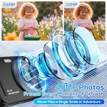 WITYEAH 48MP FHD Kids Digital Camera - Perfect for Young Photographers