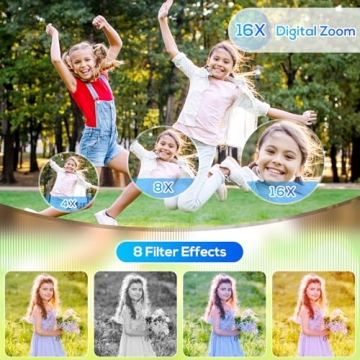 WITYEAH Kids Digital Camera - 48MP FHD for Beginners