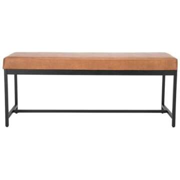 Stylish Safavieh Home Chase Faux Leather Bench