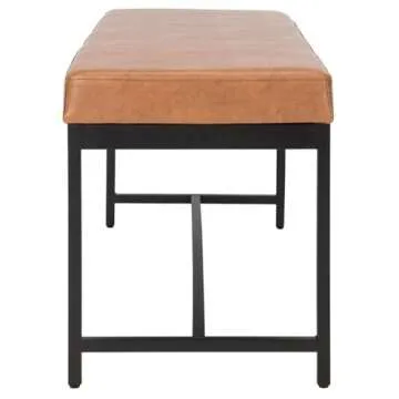 Stylish Safavieh Home Chase Faux Leather Bench