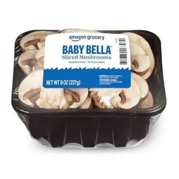 Amazon Grocery Sliced Baby Bella Mushrooms 8 Oz Easy Meal Prep