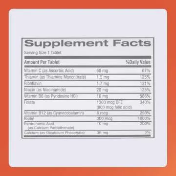 Rugby Nephro-Vite Vitamin B and C Complex - 100 Tablets