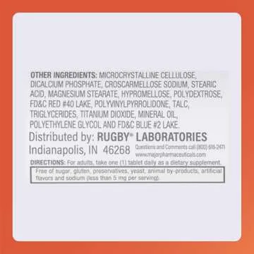 Rugby Nephro-Vite Vitamin B and C Complex - 100 Tablets