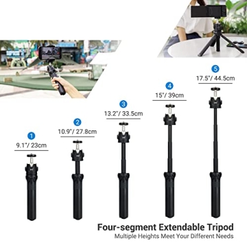 JJC 2 in 1 Mini Vlogging Tripod & Selfie Stick