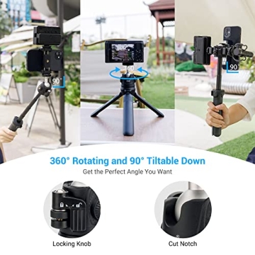 JJC 2 in 1 Mini Vlogging Tripod & Selfie Stick