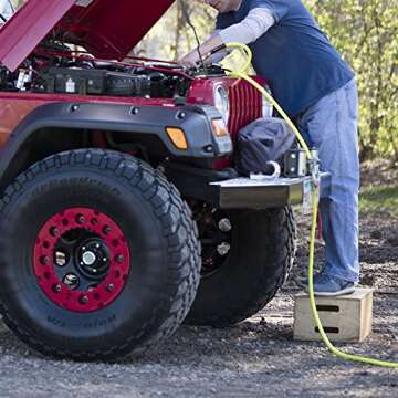 CAMPBELL HAUSFELD 8 Gallon Air Compressor, 65dB Quiet Portable Air Compressor, 120v, 125 Max PSI Oil and Maintenance free pump- Ideal for Home and Professional Use