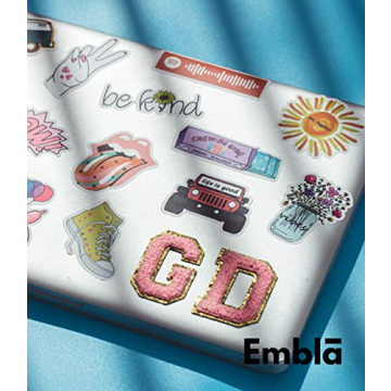 Embla Chenille Iron-On Letter Patches for Personalization