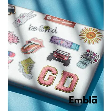 Embla Chenille Iron-On Letter Patches for Personalization