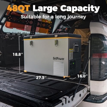 Setpower RV45S 12V Portable Refrigerator for Travel