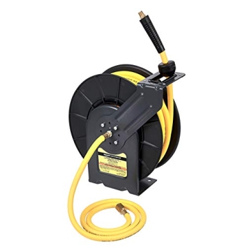 AmazonCommercial Heavy-Duty Retractable Air Hose Reel 50'