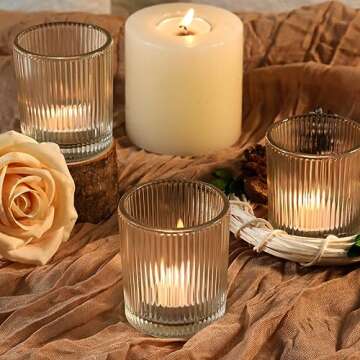 Elegant Uniteland 36 Pcs Votive Candle Holders for Events