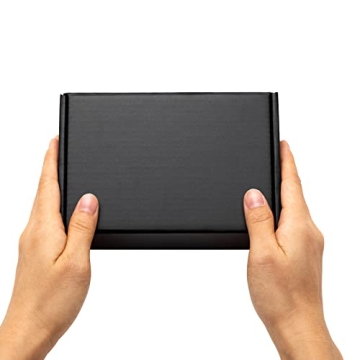 Timirog Eco-Friendly Black Shipping Boxes for Business & Gifts