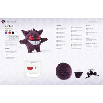 Pokémon Crochet: Bring your favorite Pokémon to life with 20 cute crochet patterns