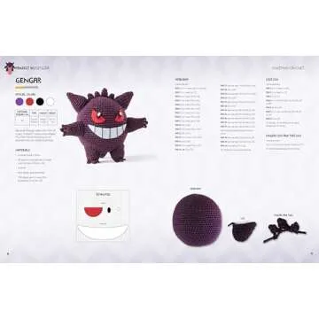 Pokémon Crochet: Bring your favorite Pokémon to life with 20 cute crochet patterns