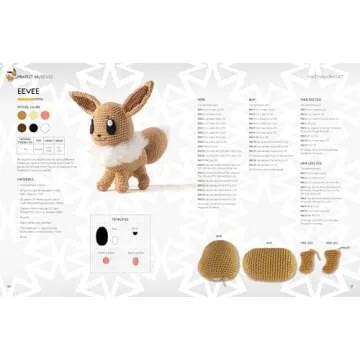 Pokémon Crochet: Bring your favorite Pokémon to life with 20 cute crochet patterns