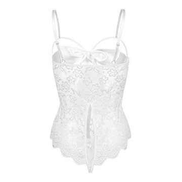 Donnalla Floral Lace Bodysuit for Women - Sexy & Elegant