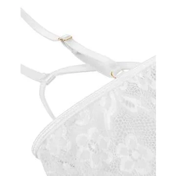 Donnalla Floral Lace Bodysuit for Women - Sexy & Elegant