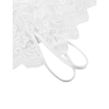 Donnalla Floral Lace Bodysuit for Women - Sexy & Elegant