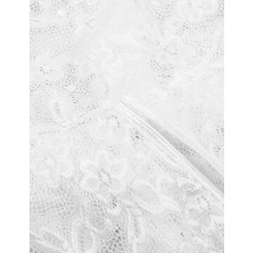 Donnalla Floral Lace Bodysuit for Women - Sexy & Elegant