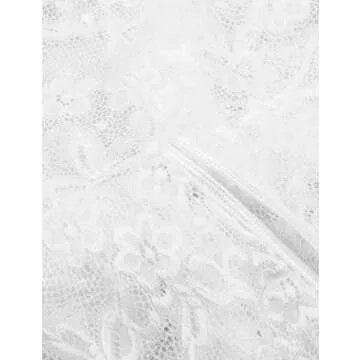 Donnalla Floral Lace Bodysuit for Women - Sexy & Elegant