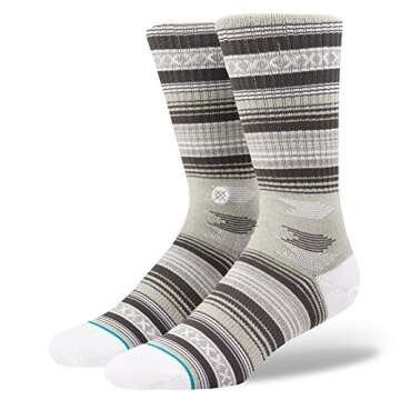 Stance Men's Guadalupe,Socks,Medium,Grey