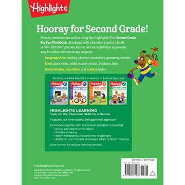 Second Grade Big Fun Workbook for Engaging Learning Activities