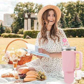 Personalized Silicone Straw Covers for Stanley Cups