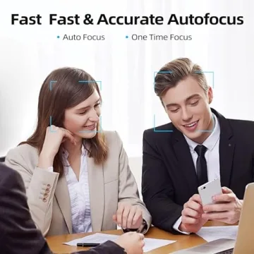 POHO 4K Webcam for Clear Video Calls and Privacy Cover