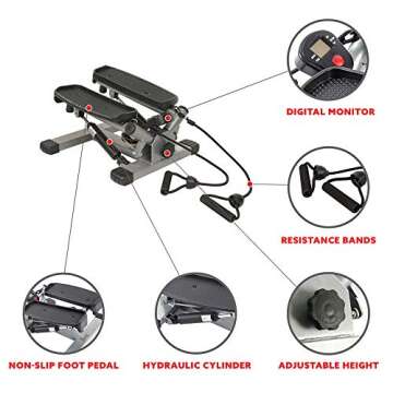 Sunny Health & Fitness Twister Stepper - Full Body Workout