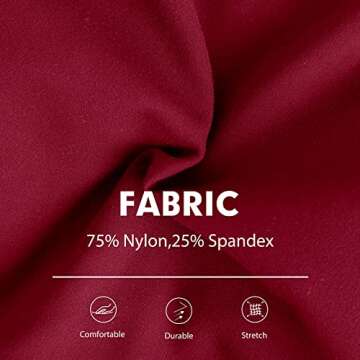 ECUPPER Women Long Sleeve Workout Tops Backless Yoga Gym Shirts Athletic Crop Top with Built in Bra for Fitness Sports Activewear Wine Red