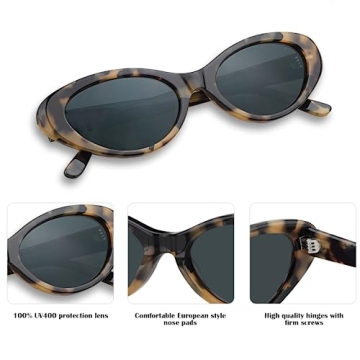 Stylish ZENNI Cat-Eye UV Protection Sunglasses for Women